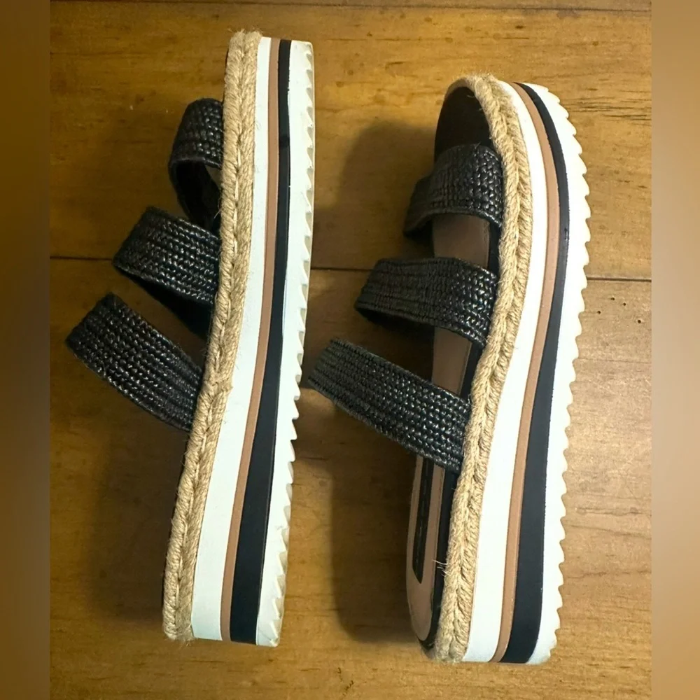 Steven by Steve Madden Linz Triple Strap Platform Sandals, Size 8.5